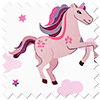 Unicorn Magic, Pink - Made to Measure Curtains